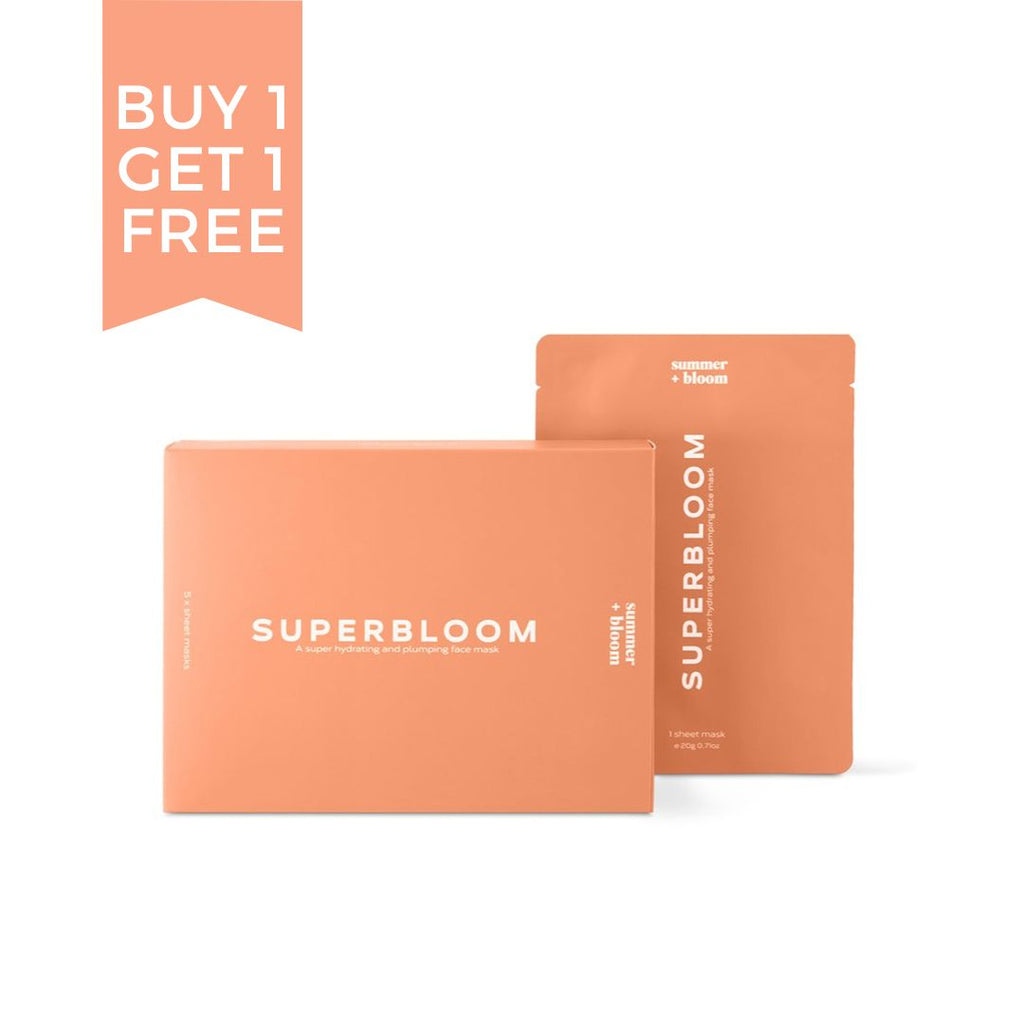 Superbloom (خمسة عبوات) - قناع ورقي للترطيب والنفخ